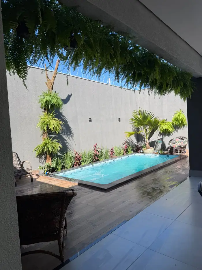 Aluguel de salão de festas em Uberlândia no Isas Eventos com piscina e área de lazer